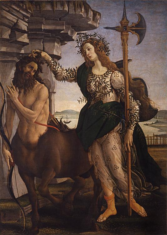 Sandro Botticelli Pallas and the Centaur (mk08) China oil painting art